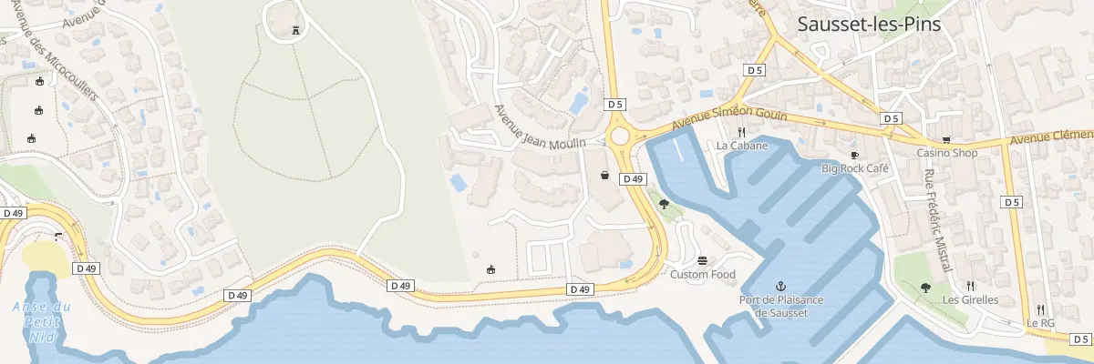 Plan du 9789 Av Jean Moulin à Sausset-les-Pins