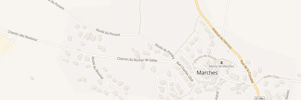 Plan du 60 Che du Rocher de Sable à Marches