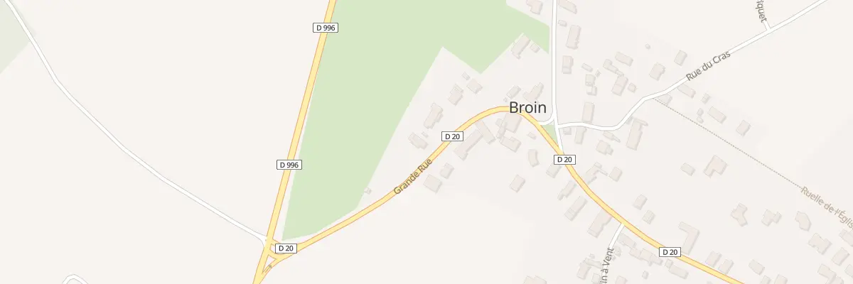 Plan du 229 Gr Grande Rue à Broin