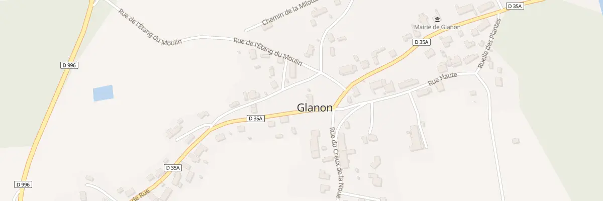 Plan du 15 Gr Grande Rue à Glanon