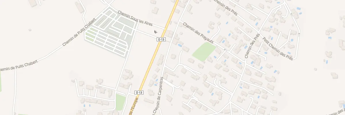 Plan du 343 Ach Ancien Chem de Carpentras à Caromb