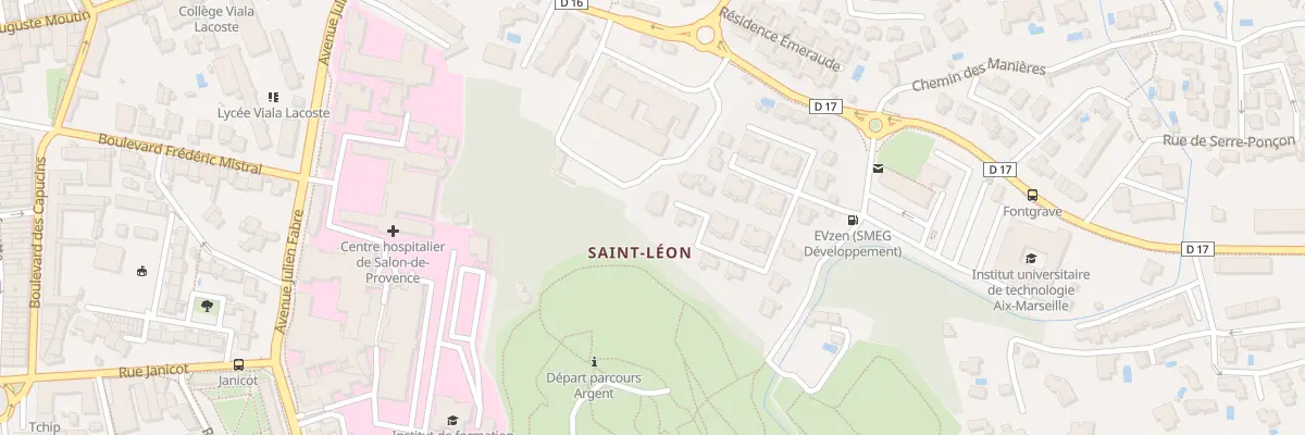 Plan du 14 Rue Andre Marie Ampere à Salon-de-Provence