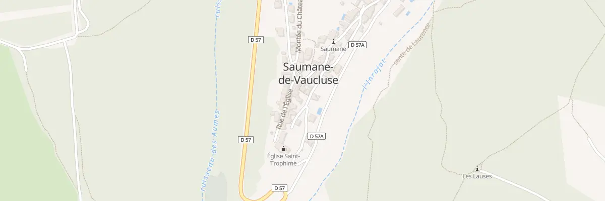 Plan du 5037 Le Village à Saumane-de-Vaucluse