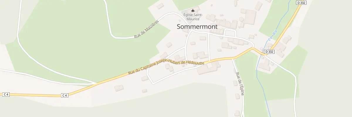 Plan du 14 Rue Grand Rue à Chatonrupt-Sommermont