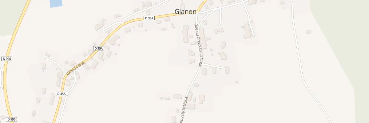 Plan du 4C Rue du Creux de la Noue à Glanon
