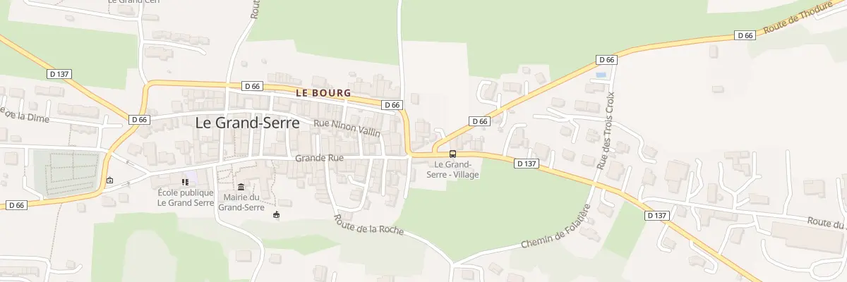 Plan du 15 Rte de Thodure au Grand-Serre