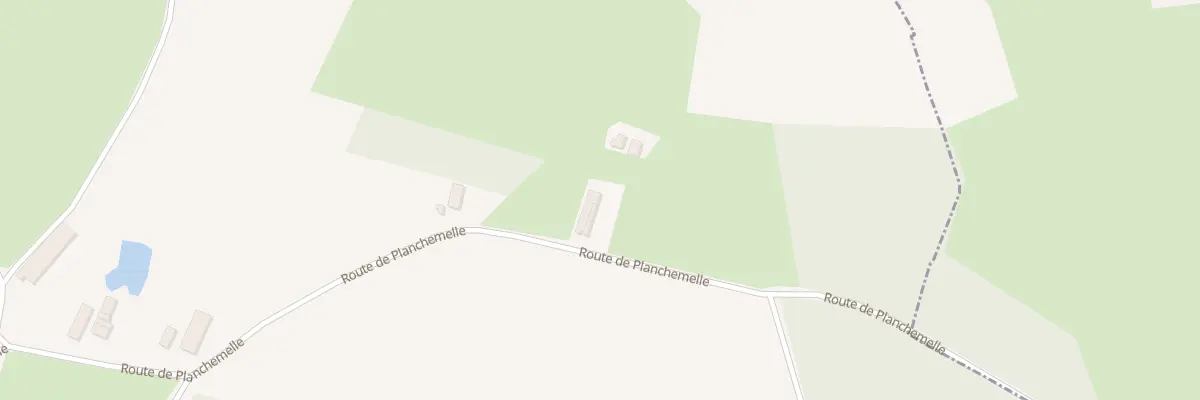 Plan du 1643 Rte de Planchemelle à Curtafond
