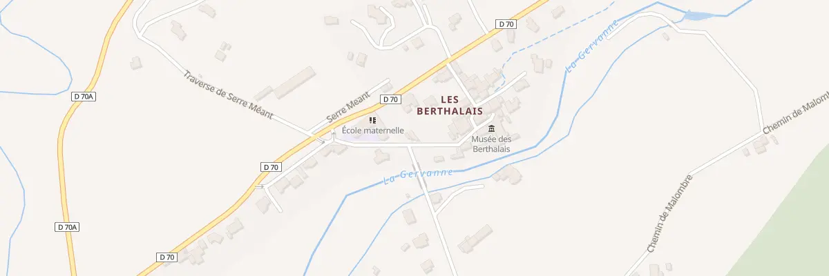 Plan du 105 Rue de la Fontaine à Mirabel-et-Blacons