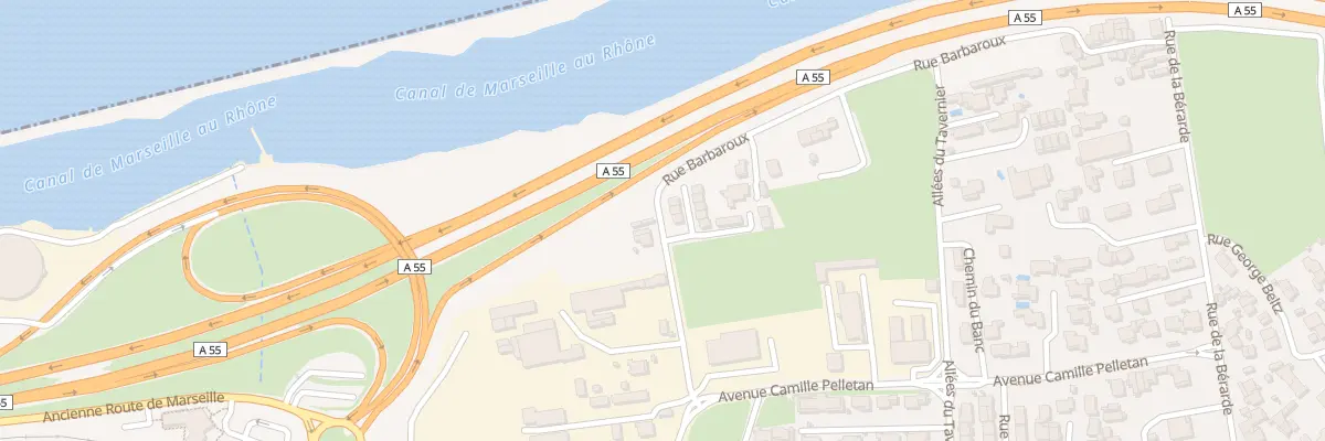 Plan du 20 Rue Barbaroux à Châteauneuf-les-Martigues