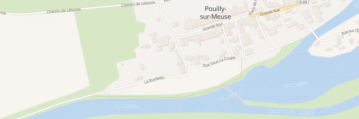 Plan du 4 Vc La Ruelette à Pouilly-sur-Meuse