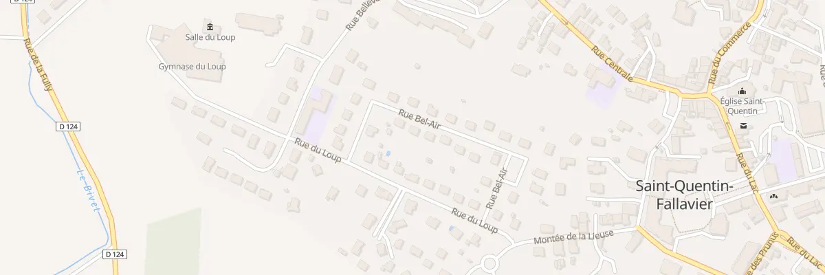 Plan du 13 Rue Bel Air à Saint-Quentin-Fallavier