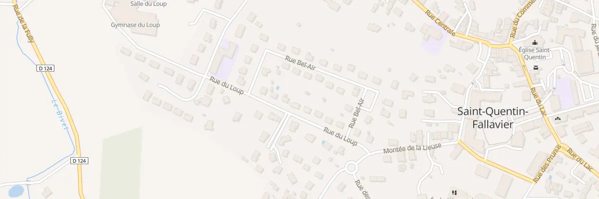 Plan du 14 Rue du Loup à Saint-Quentin-Fallavier