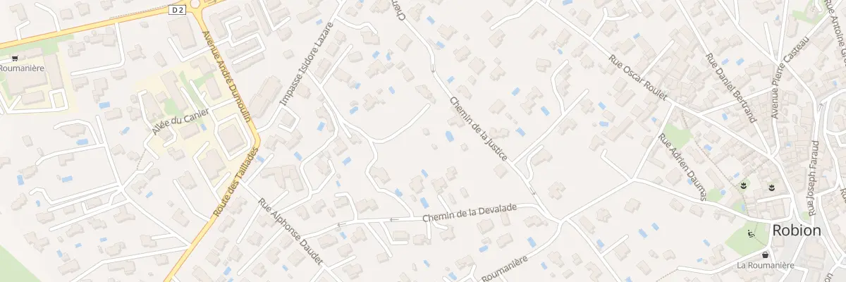 Plan du 5242F Che de la Justice à Robion