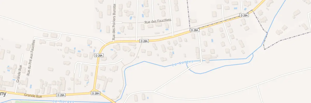 Plan du 8 Rte de Clénay à Bretigny