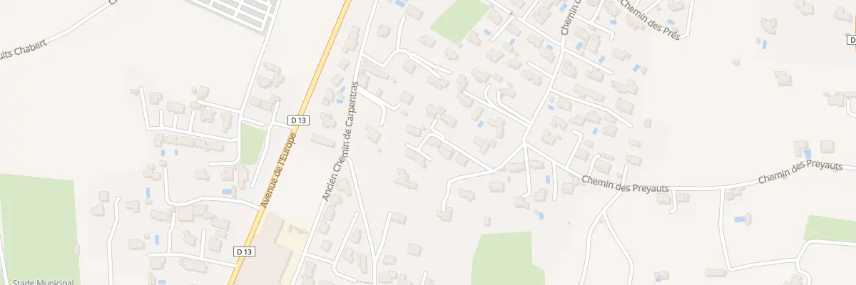 Plan du 52 Imp Saint Amand à Caromb