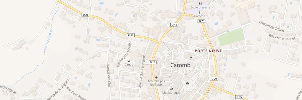 Plan du 5367 Crs de la République à Caromb