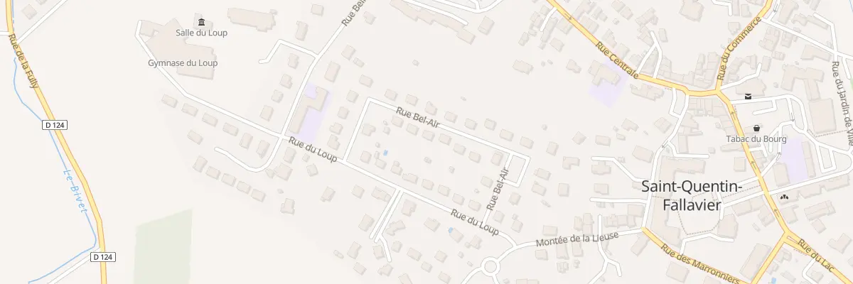 Plan du 11 Rue Bel Air à Saint-Quentin-Fallavier