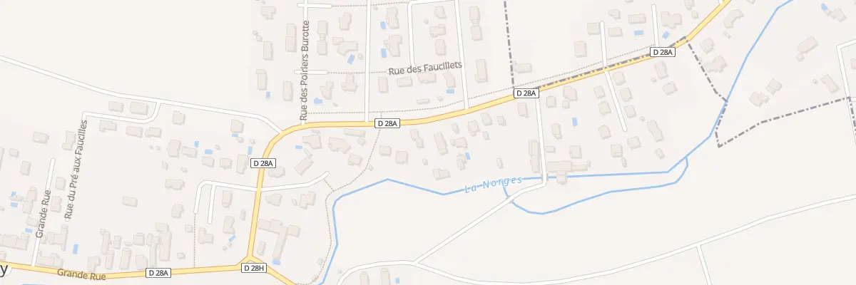 Plan du 8B Rte de Clénay à Bretigny