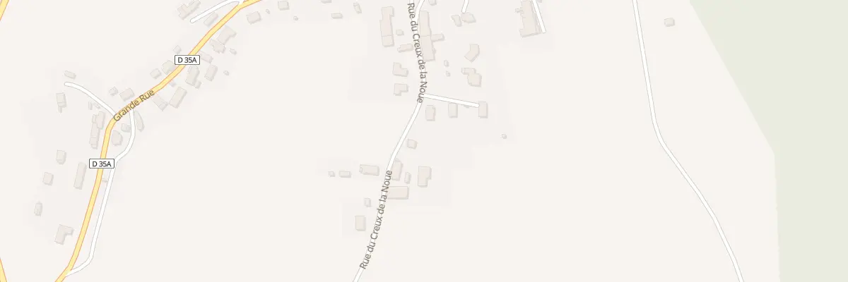 Plan du 7 Rue du Creux de la Noue à Glanon