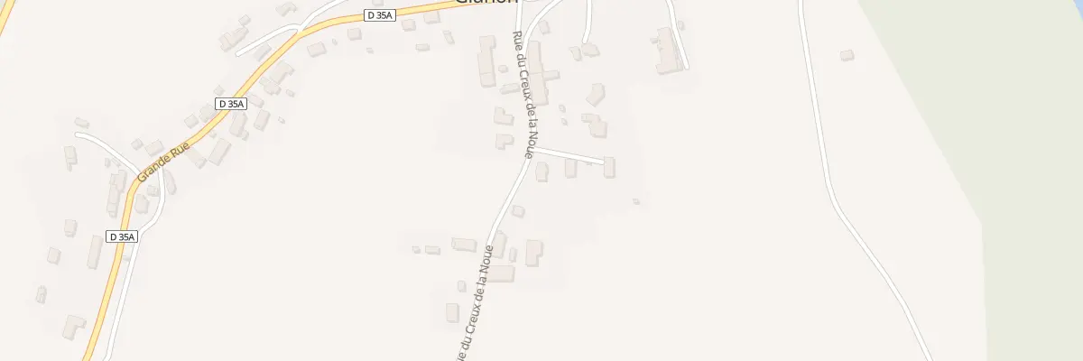 Plan du 5 Rue du Creux de la Noue à Glanon