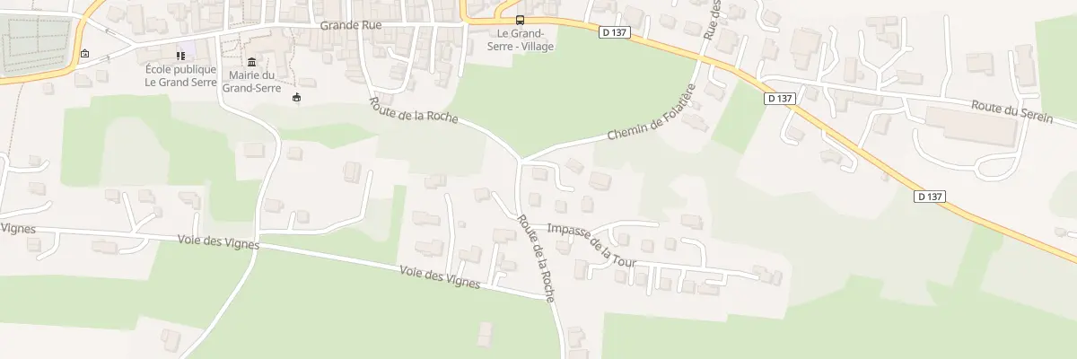 Plan du 6 Imp de Paladru au Grand-Serre