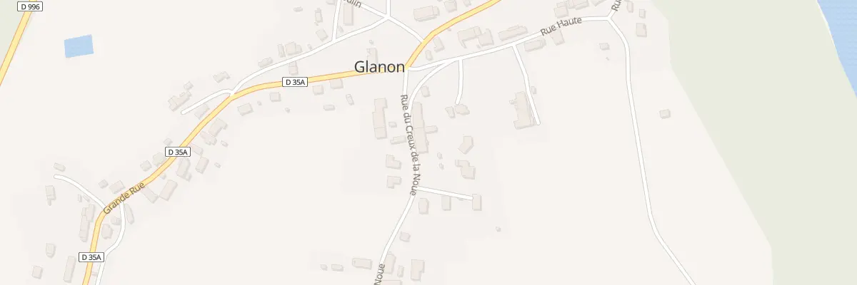 Plan du 3 Rue du Creux de la Noue à Glanon