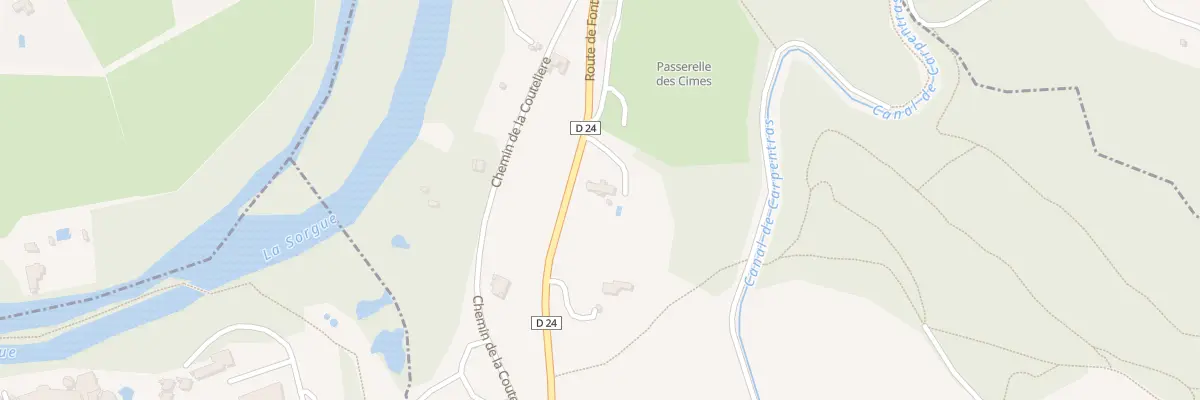Plan du 2488 Rte de Fontaine (rd24) à Lagnes