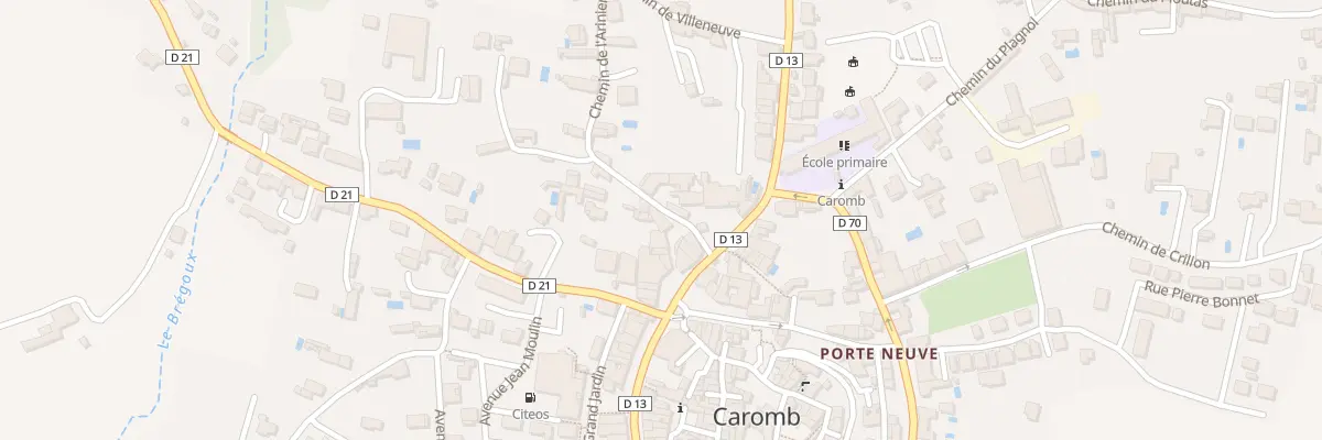 Plan du 47 Che de l’Arinier à Caromb