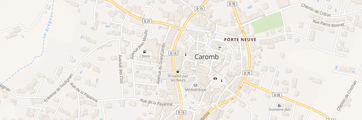 Plan du 5 Rue du Couvent à Caromb