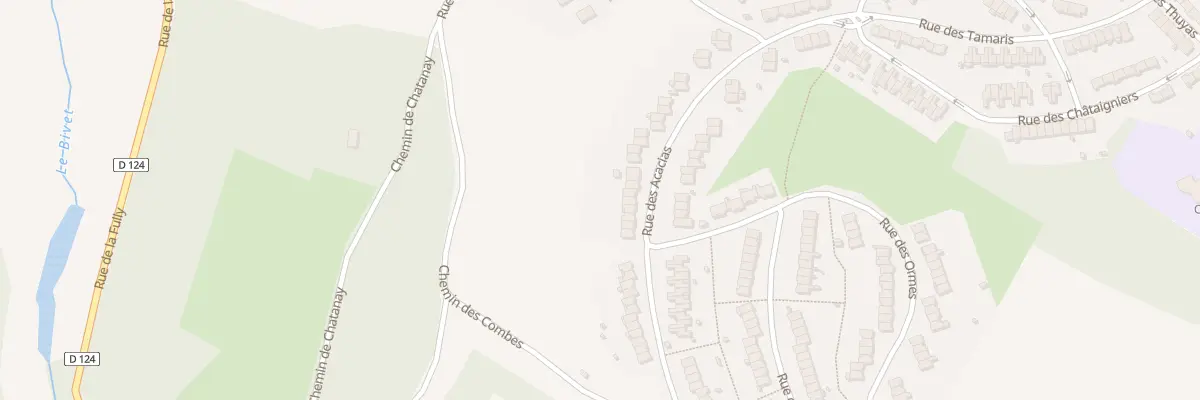 Plan du 33 Rue des Chataigniers à Saint-Quentin-Fallavier