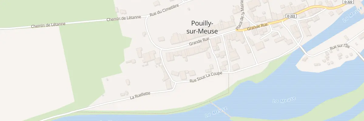 Plan du 8 Gr La Grande Rue à Pouilly-sur-Meuse
