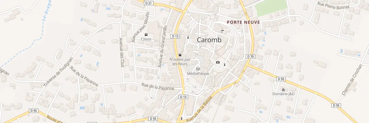 Plan du 5505 Imp Cazan à Caromb