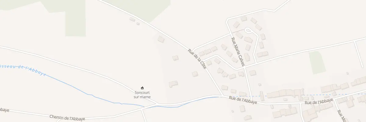 Plan du 3 Rue de la Cote à Soncourt-sur-Marne
