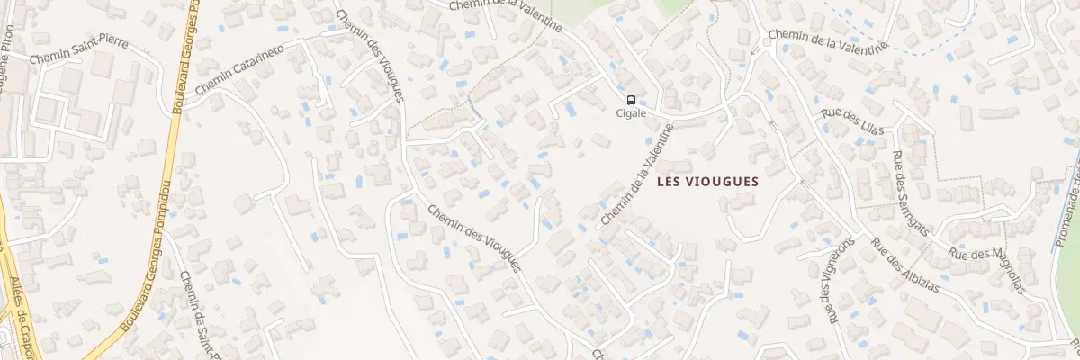 Plan du 361 Che des Viougues à Salon-de-Provence