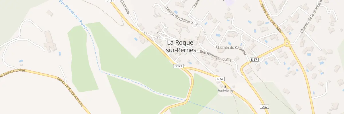 Plan du 5033 Le Village à La Roque-sur-Pernes
