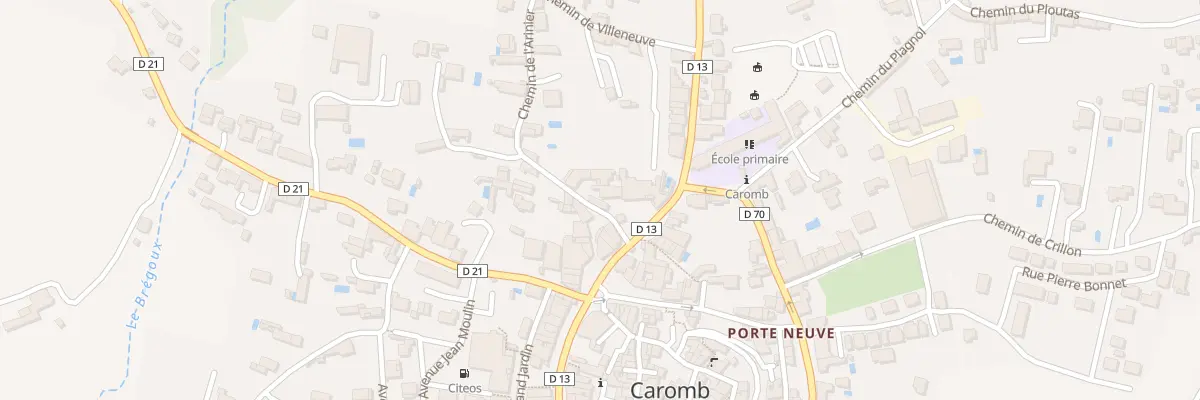 Plan du 28 Che de l’Arinier à Caromb