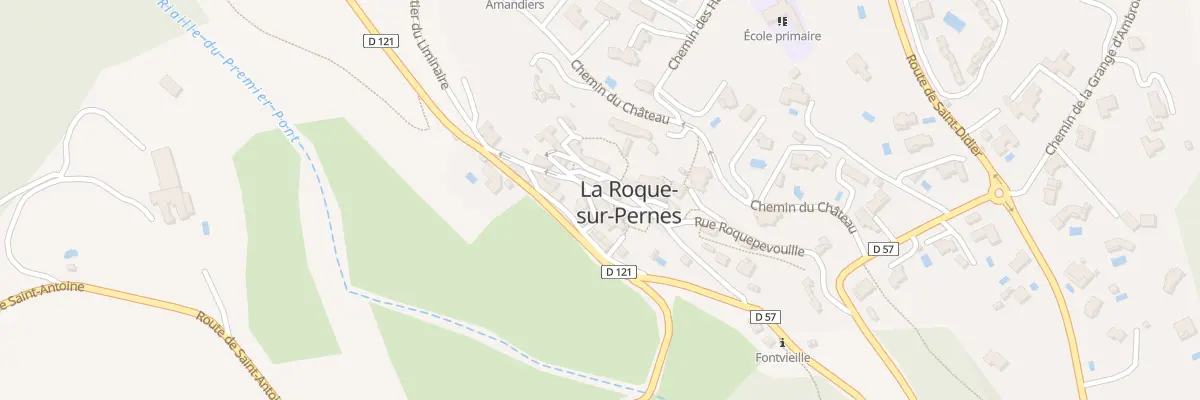 Plan du 5042 Le Village à La Roque-sur-Pernes