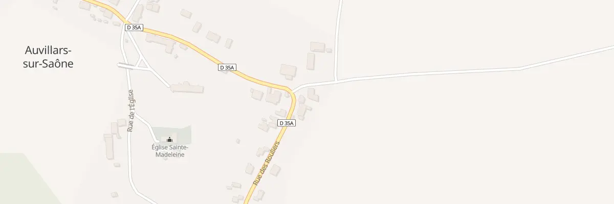 Plan du 1045 Rue des Rouliers à Auvillars-sur-Saône