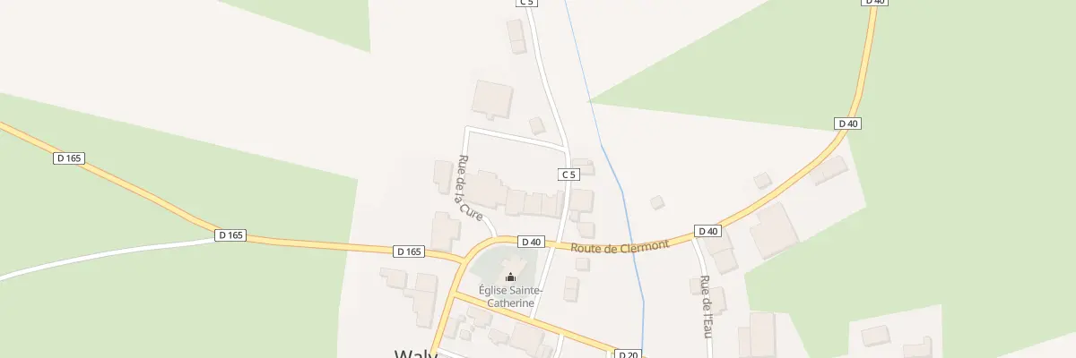Plan du 5 Pl de l’Eglise à Waly