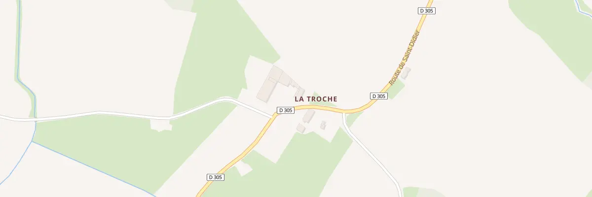 Plan du 4 Rte de Saint-didier à Toutenant