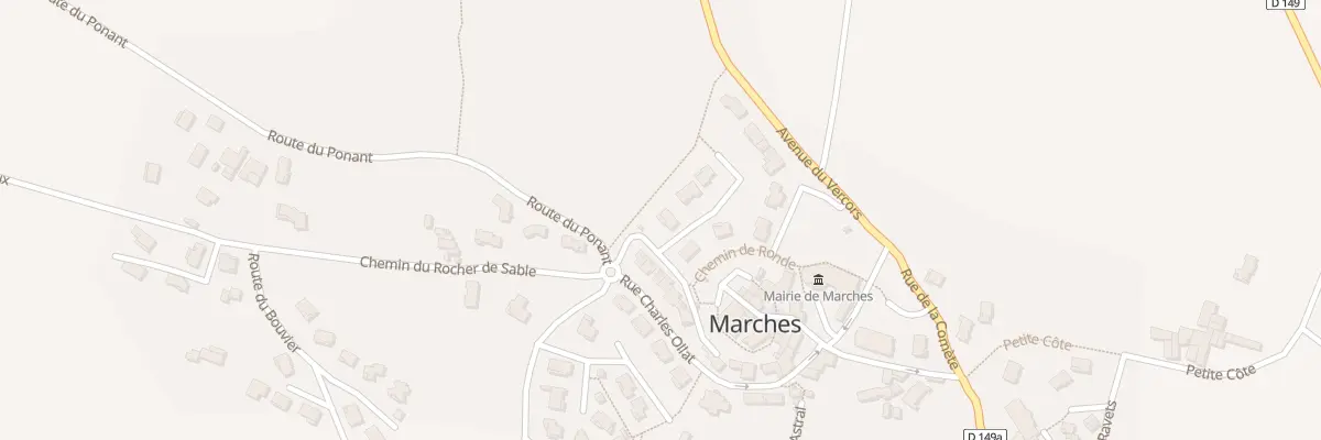 Plan du 1 Tra des Ecolières à Marches