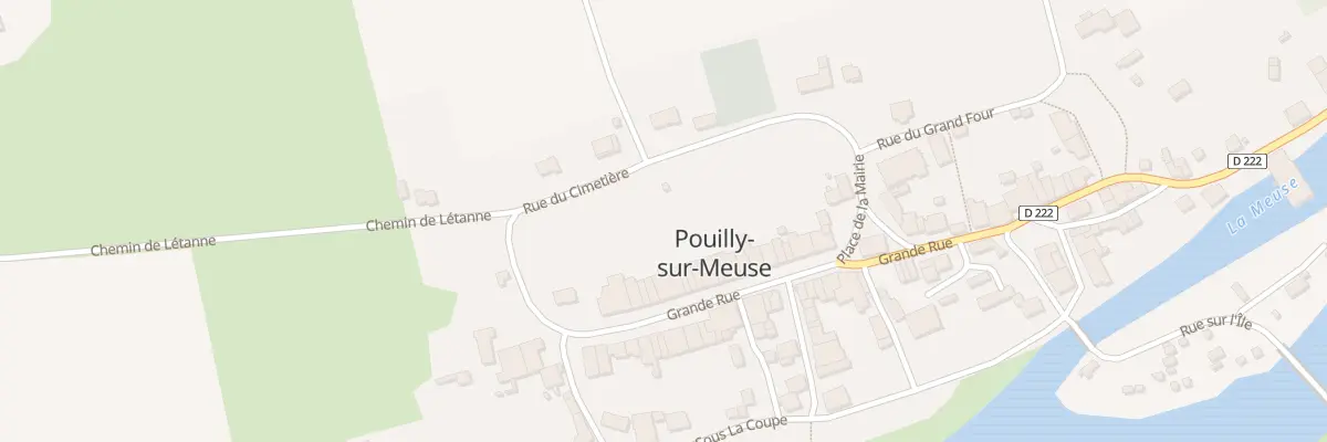 Plan du 9 Gr La Grande Rue à Pouilly-sur-Meuse