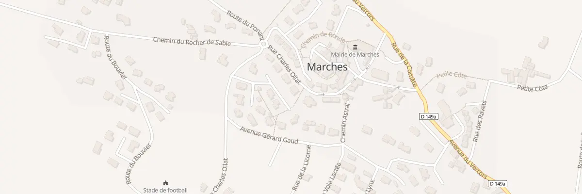 Plan du 9 All des Pléiades à Marches