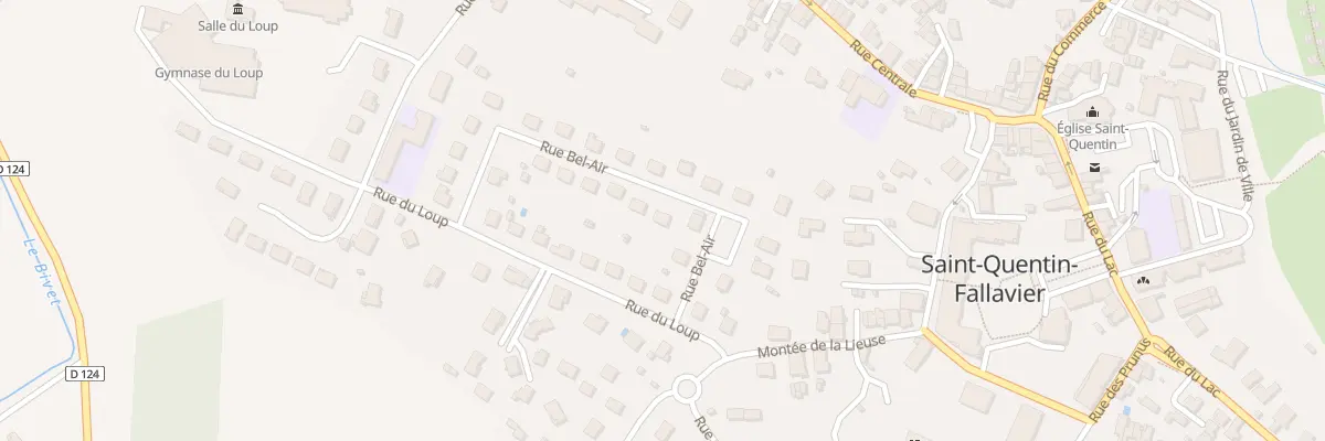 Plan du 5 Rue Bel Air à Saint-Quentin-Fallavier