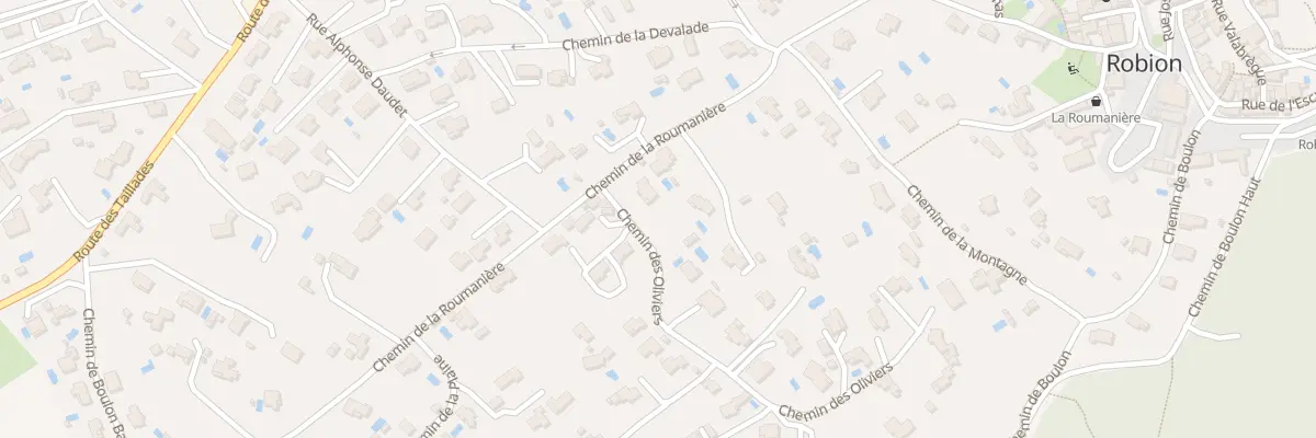 Plan du 1 Che des Oliviers à Robion