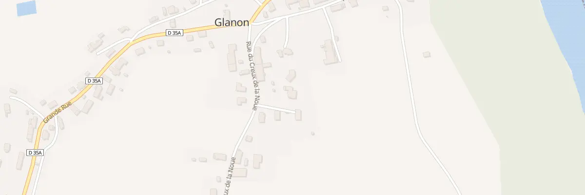 Plan du 3A Rue du Creux de la Noue à Glanon