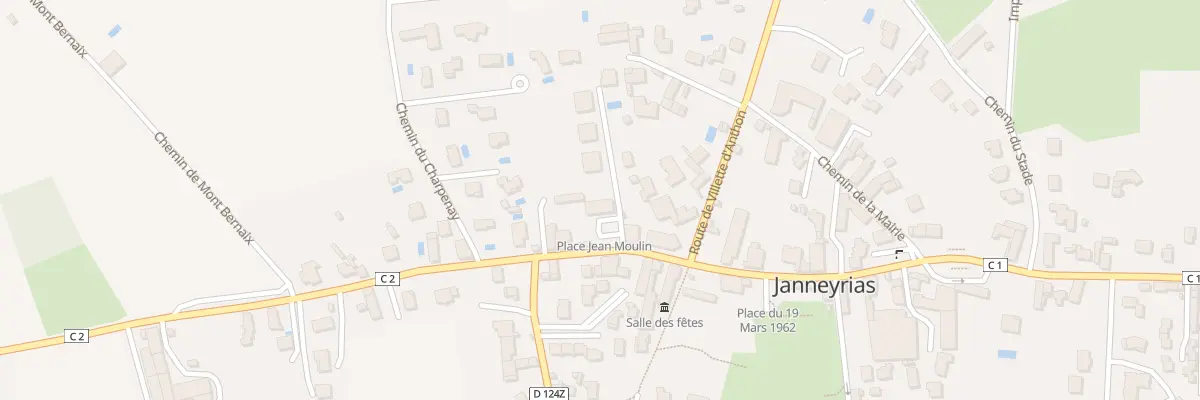 Plan du Village à Janneyrias