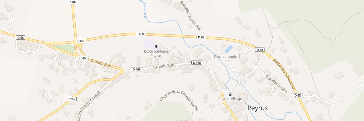 Plan du 23 Rue Grande Rue à Peyrus