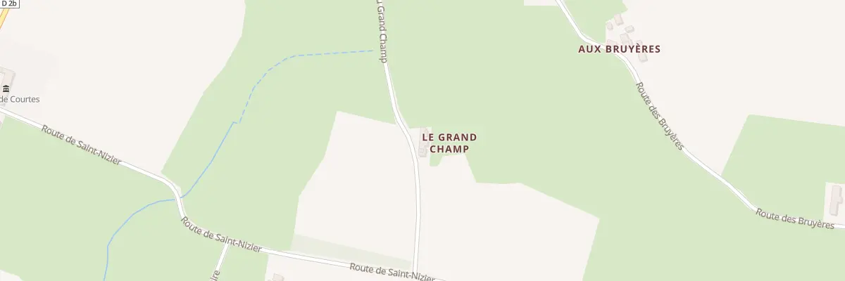Plan du 154 Rte du Grand Champ à Courtes