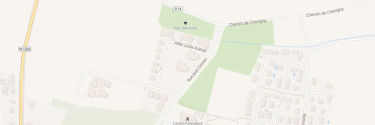 Plan du 1 All Lucie Aubrac à Sennecey-lès-Dijon